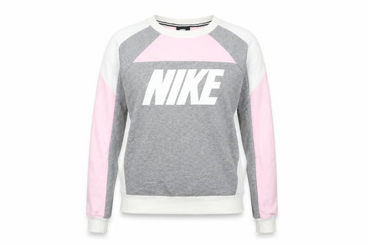 Womens UK 8 Regular Nike Multicoloured Pullover Sweatshirt
