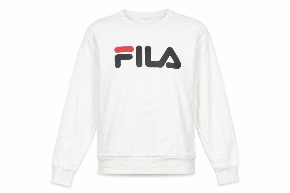 Womens UK 10 Regular FILA White Pullover Sweatshirt