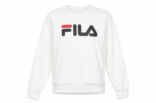 Womens UK 10 Regular FILA White Pullover Sweatshirt