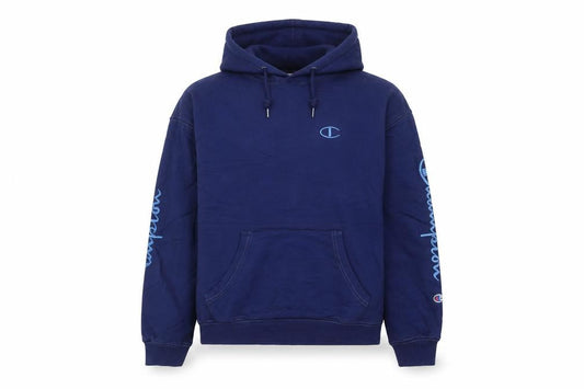 Unisex Adults UK M Regular Champion Blue Pullover Hoodie