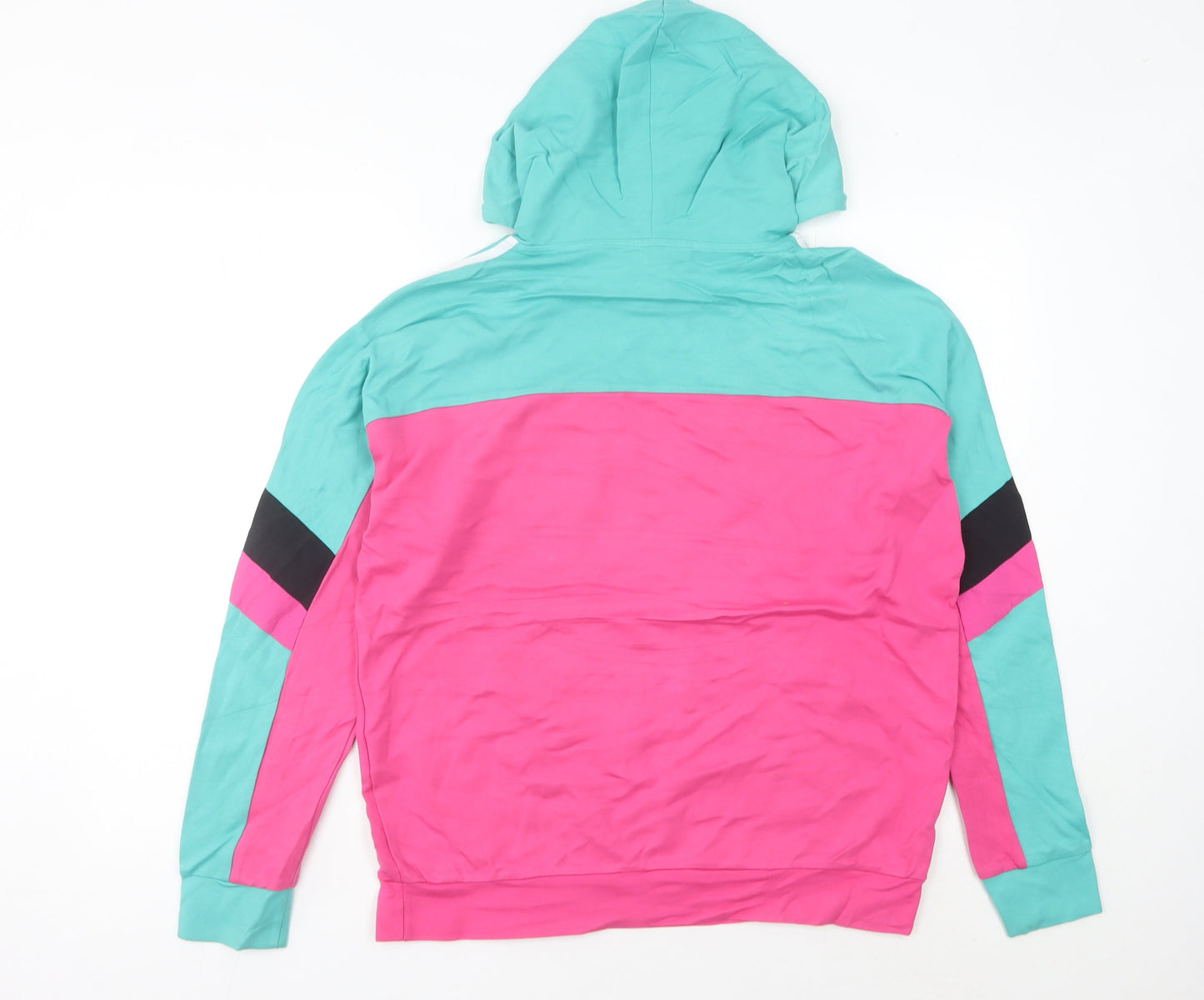 Adidas Womens Multicoloured Hoodie Size 8 Cotton Pullover