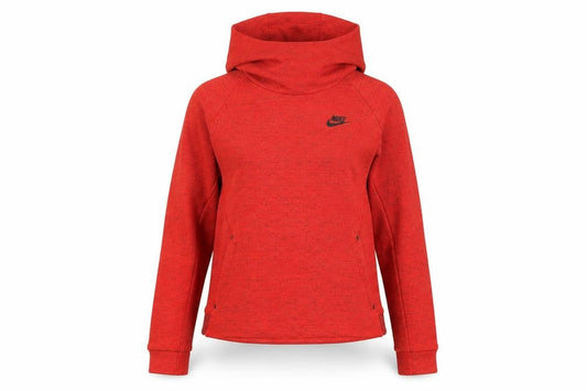 Womens UK 8 Athletic Nike Red Pullover Hoodie