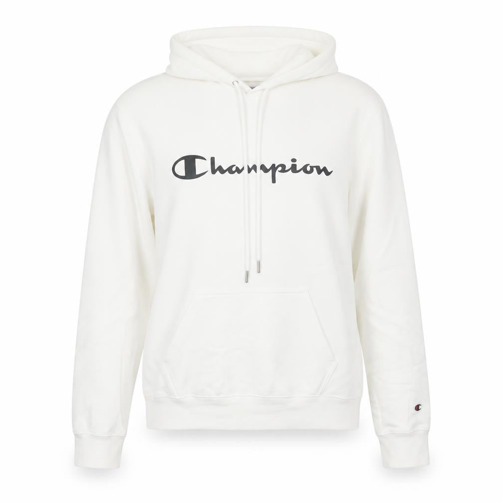 Womens UK S Regular Champion White Pullover Hoodie