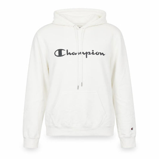 Womens UK S Regular Champion White Pullover Hoodie
