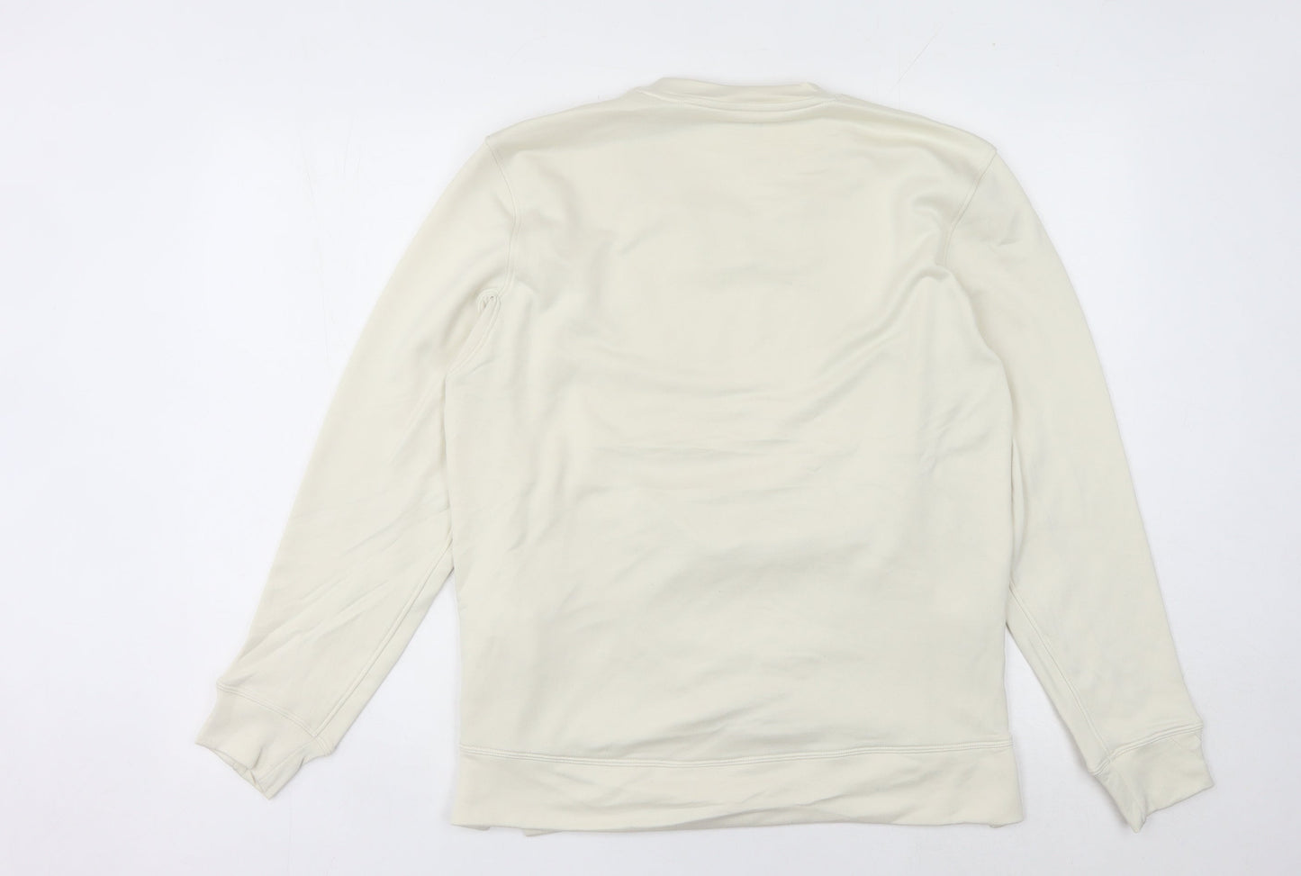 Under Armour Womens Ivory Sweatshirt Size 12 Athletic Fit