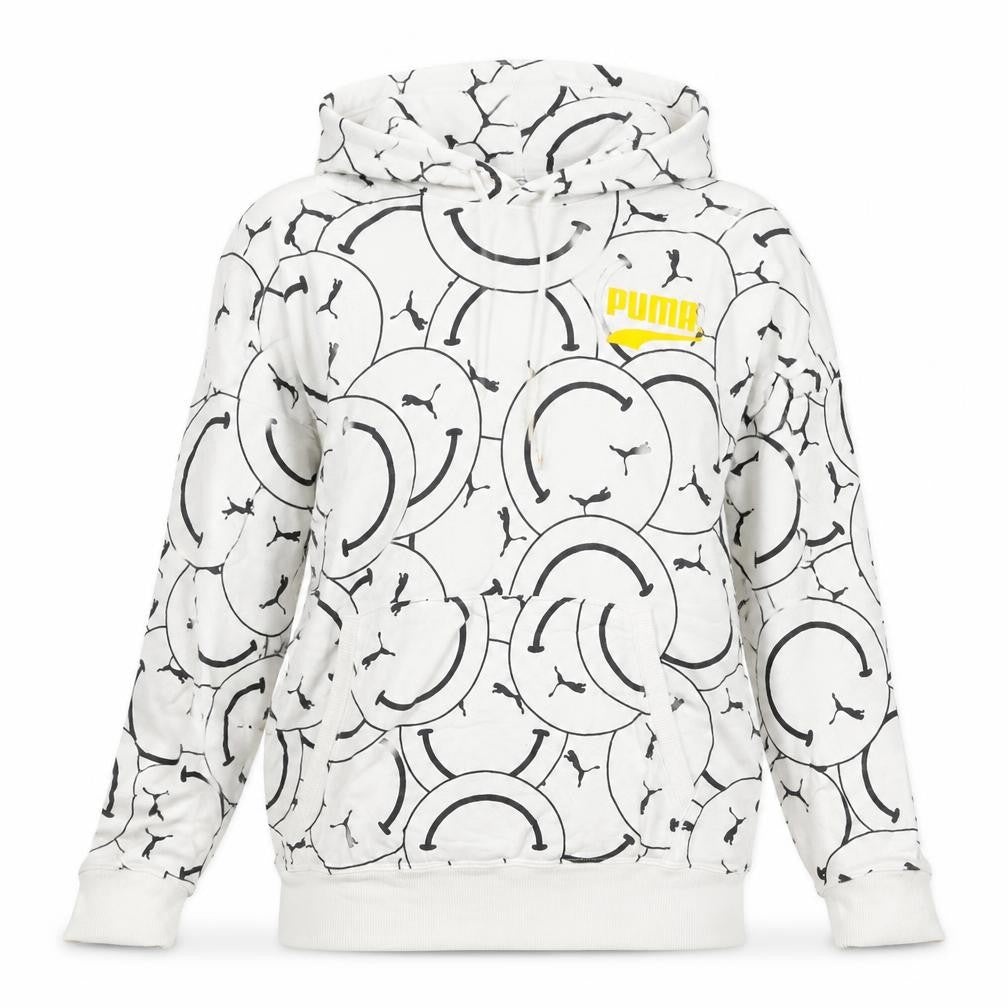 Womens UK 8 Regular PUMA White Pullover Hoodie