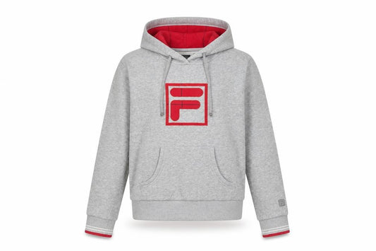 Womens UK 8 Regular FILA Grey Pullover Hoodie