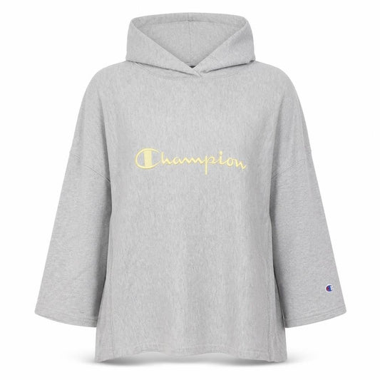 Womens UK 14 Regular Champion Grey Pullover Hoodie