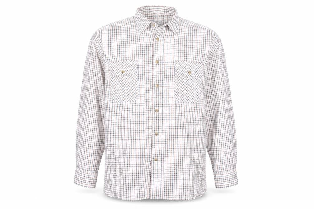 Taylor & Butler Mens Multicoloured Check Shirt L Long Sleeve Cotton