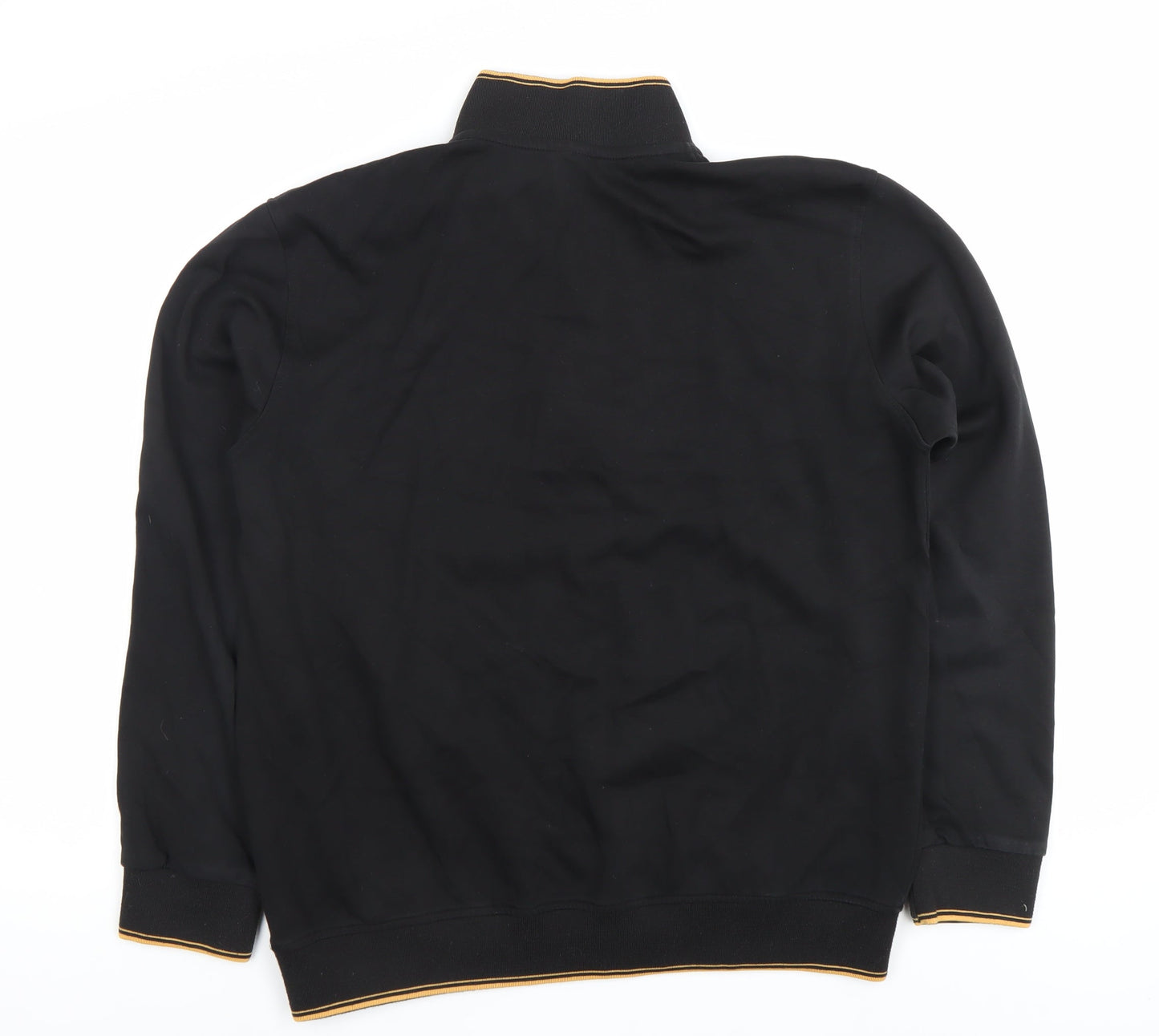 BOSS Mens Black XL 1/2 Zip Sweatshirt with Logo