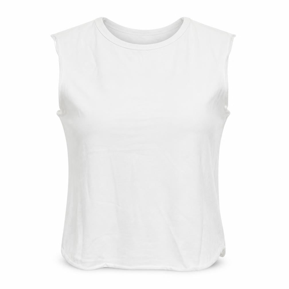 PrettyLittleThing Women’s White UK 6 Slim Fit Sleeveless Tank Top