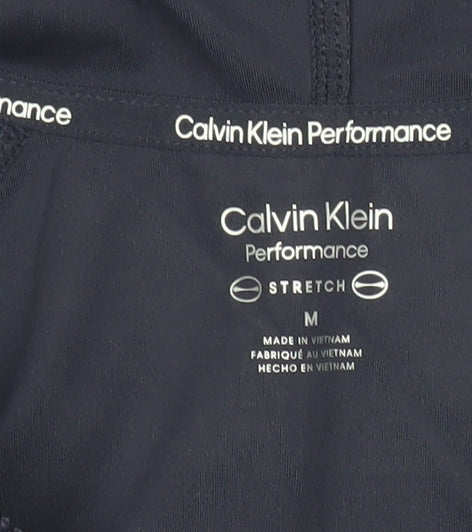 Calvin Klein Men’s Blue M Hooded Softshell Active Jacket