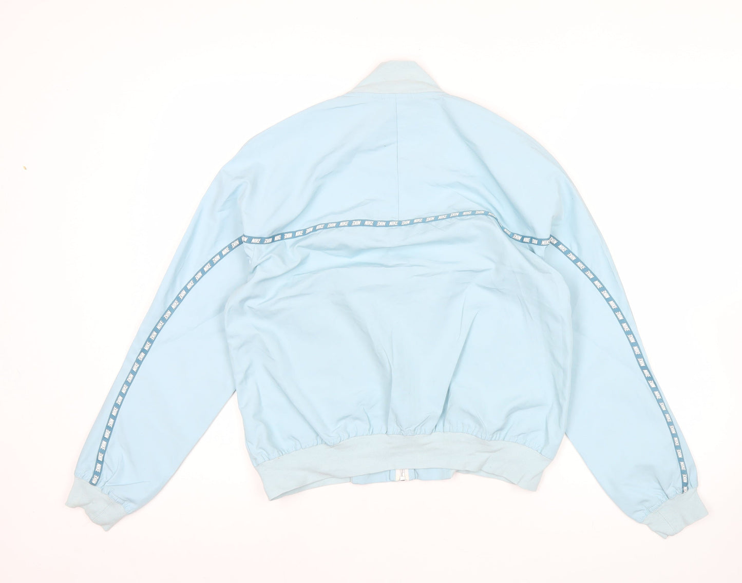 Nike Womens Blue Track Jacket Size S Lightweight Full Zip Sportswear