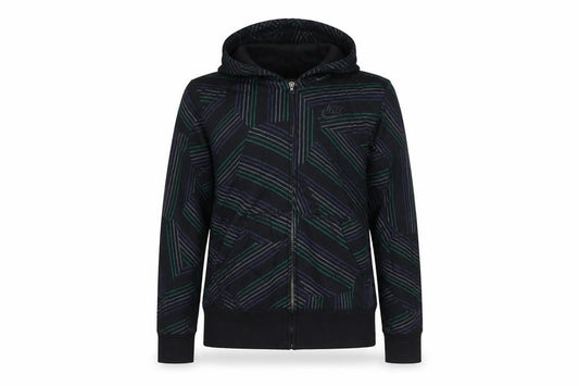 Womens UK M Regular Nike Black Full Zip Hoodie