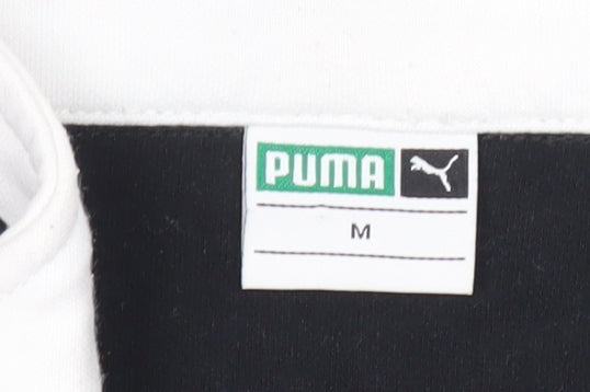 Puma Mens Black Medium 1/2 Zip High Neck Sweatshirt Sportswear