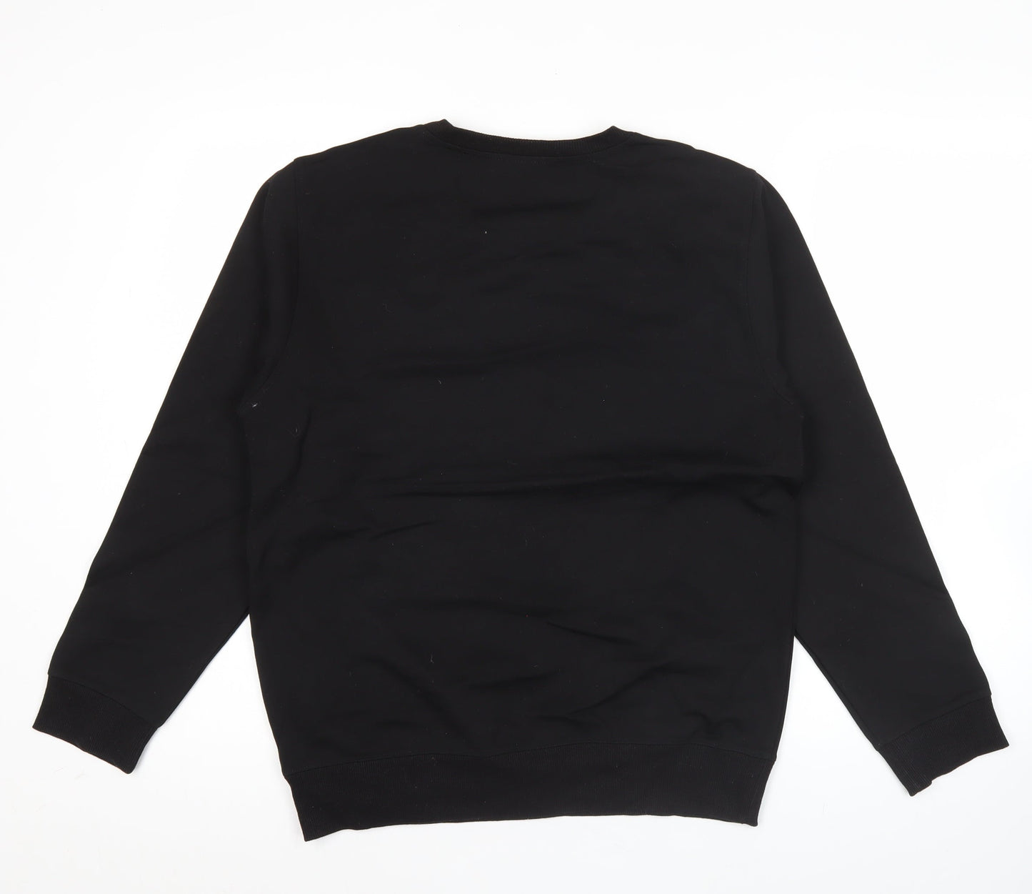 Adidas Unisex Black XL Pullover Sweatshirt Crew Neck Logo