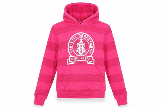 Womens UK L Regular Nike Pink Pullover Hoodie