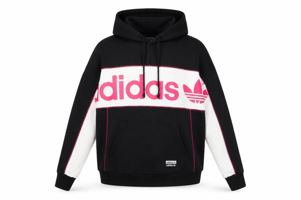 Womens UK 8 Regular adidas Multicoloured Pullover Hoodie
