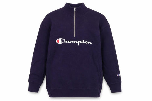 Womens UK M Regular Champion Purple Pullover Sweatshirt