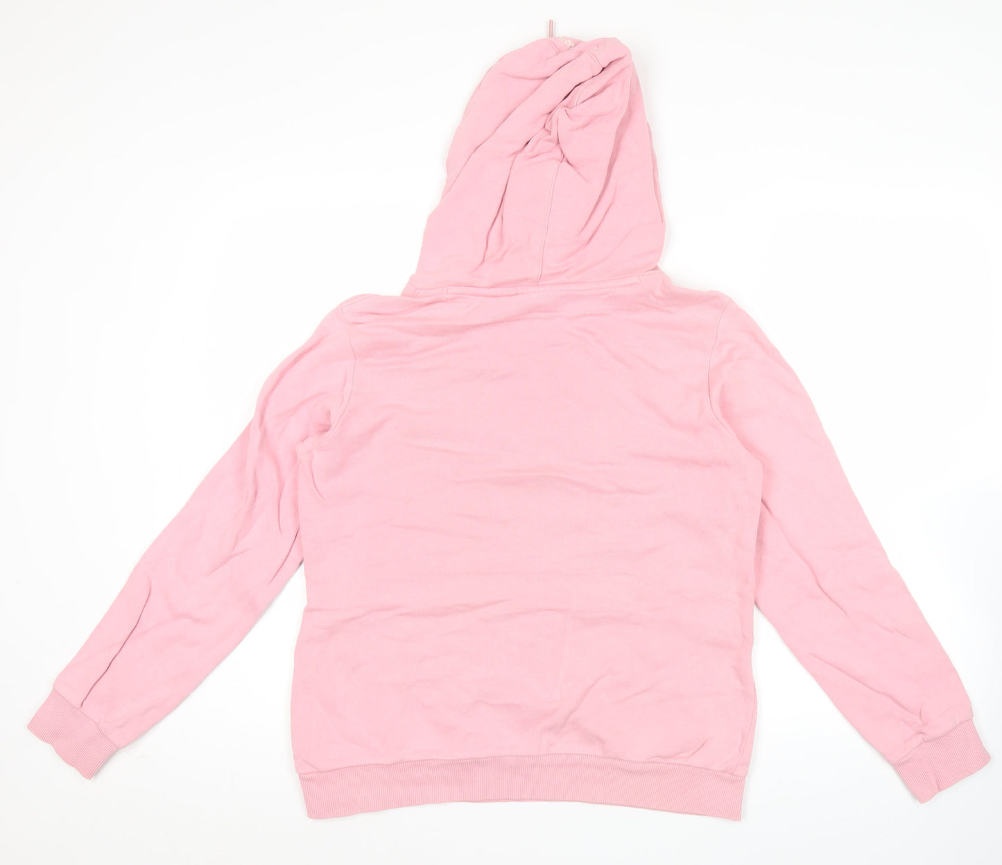 New Balance Women's Pink Pullover Hoodie Sweatshirt M Logo Print