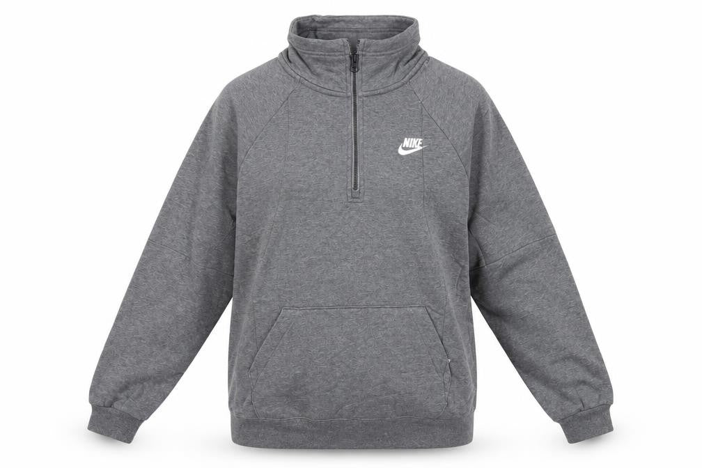 Womens UK M Regular Nike Grey Pullover Sweatshirt