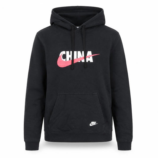 Womens UK XS Regular Nike Black Pullover Hoodie