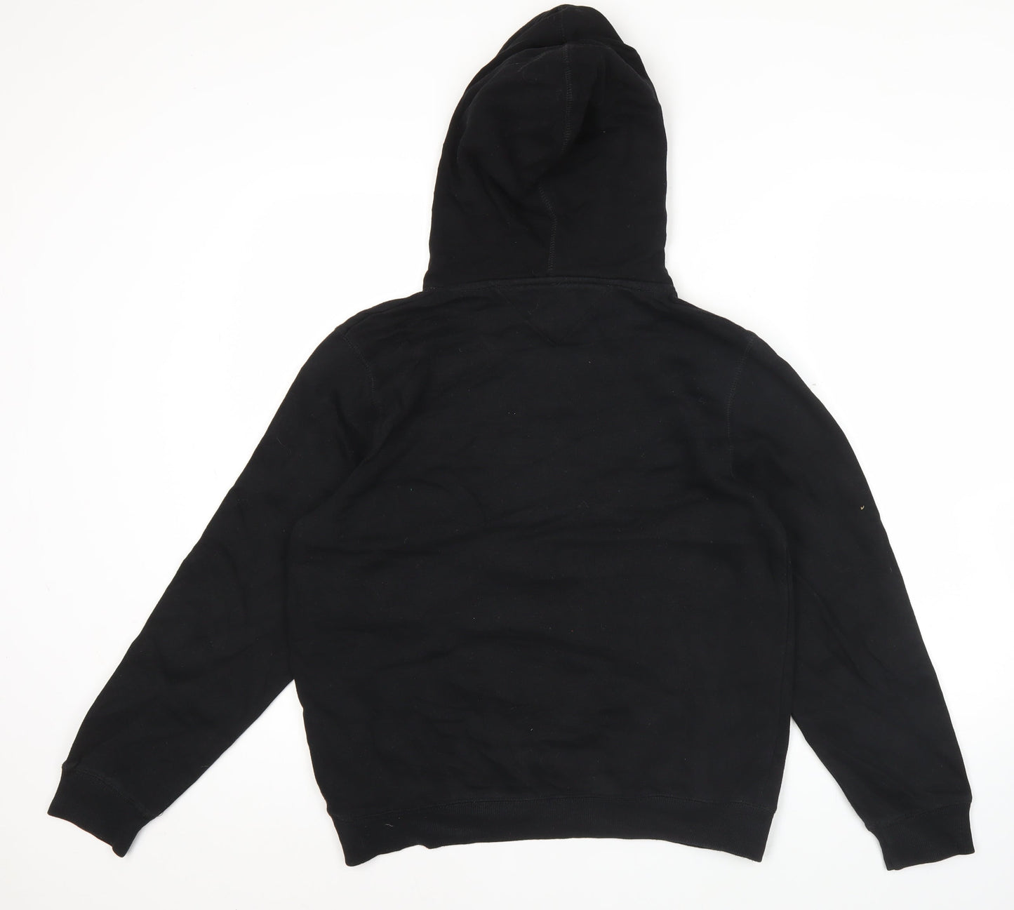 Tommy Hilfiger Womens Black Pullover Hoodie S Regular Fit Logo