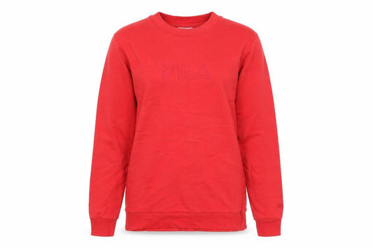 Womens UK 8 Regular FILA Red Pullover Sweatshirt