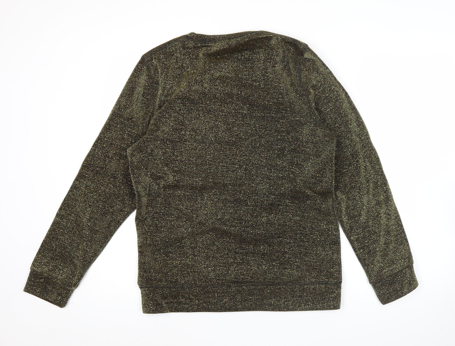 Kenzo Women’s Green Embroidered Eye Sweatshirt Size M Cotton