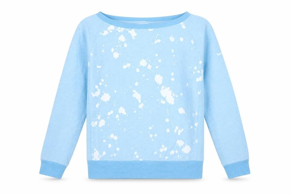 Womens UK L Regular Nike Blue Pullover Sweatshirt