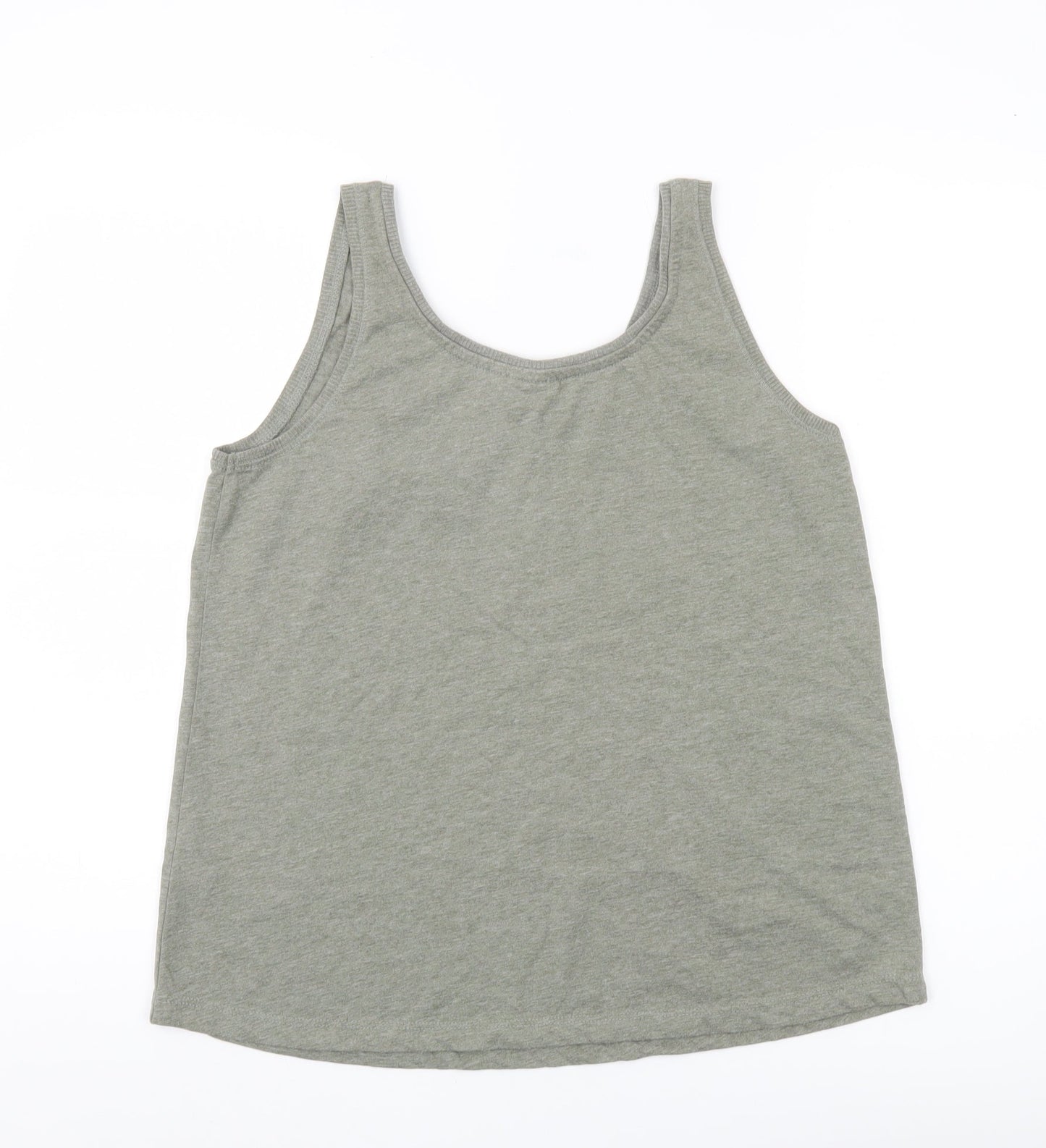 Fransa Womens Green Tank Top Size M Sleeveless Casual Basic