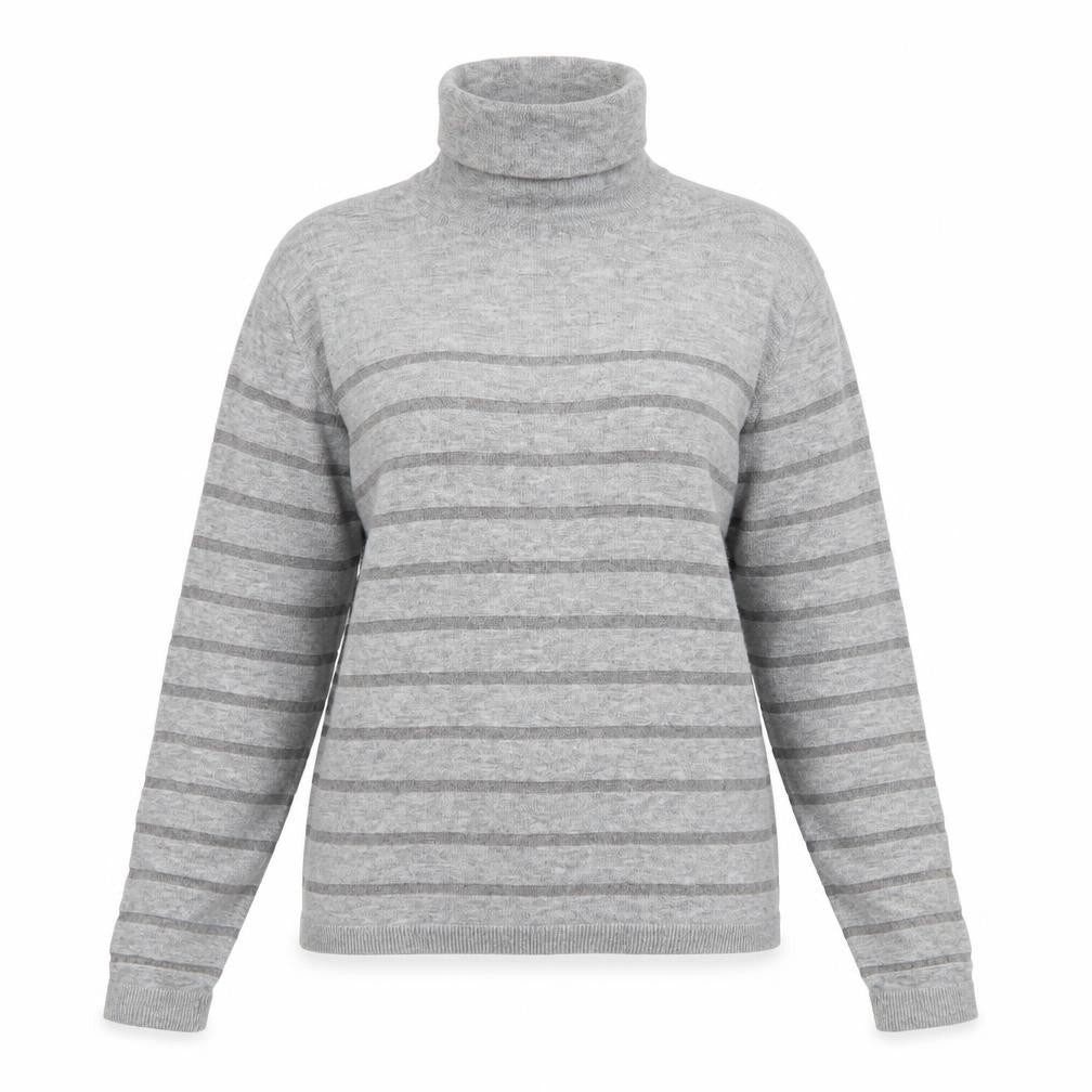 Womens UK 8 Regular Massimo Dutti Grey Pullover Tight-Knit