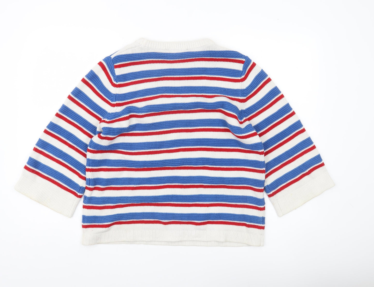 Crew Clothing Women’s Multicoloured Stripe Cotton Jumper Size 14
