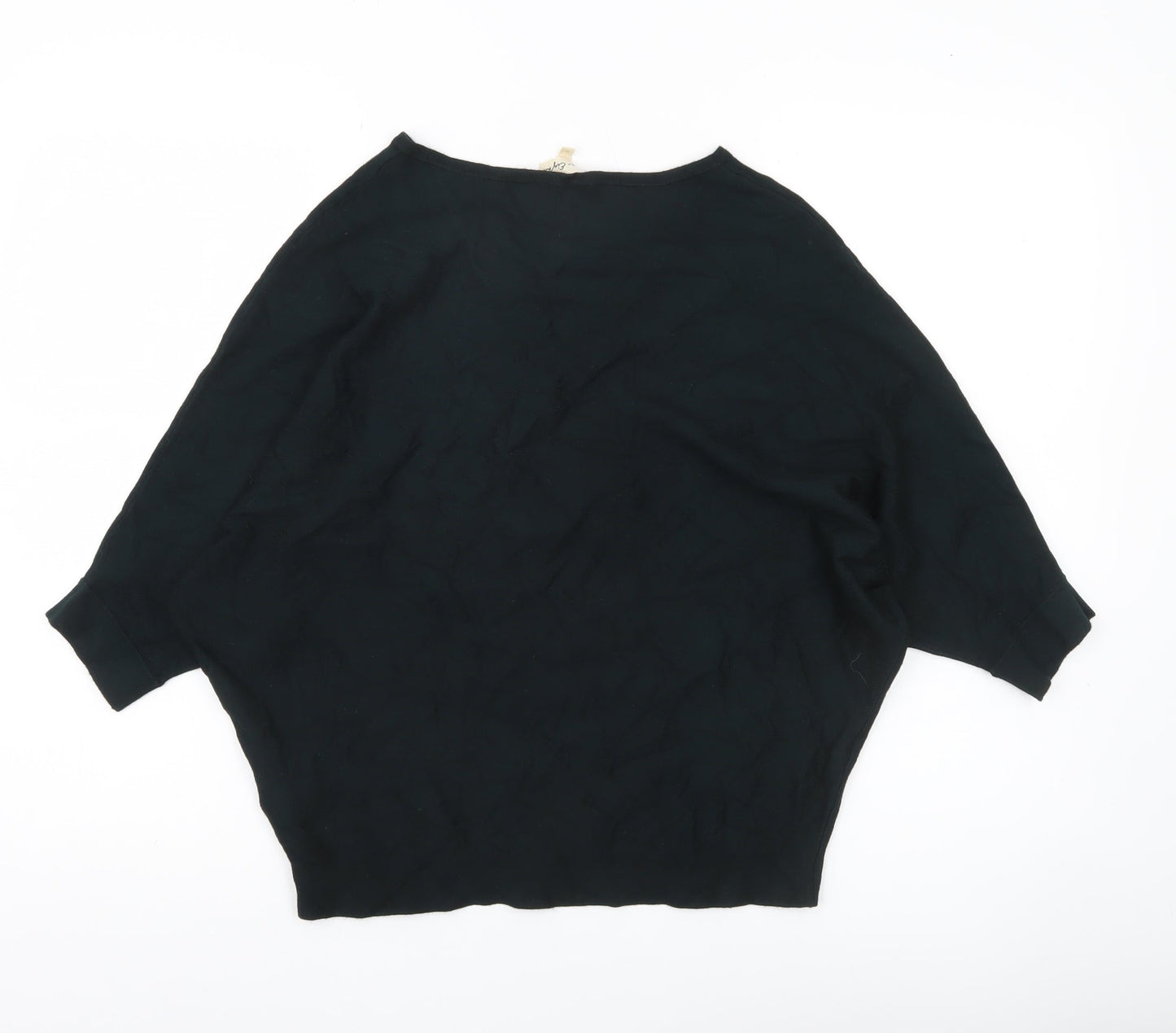 Phase Eight Women’s Black V-Neck Dolman Sleeve Pullover Jumper Size S