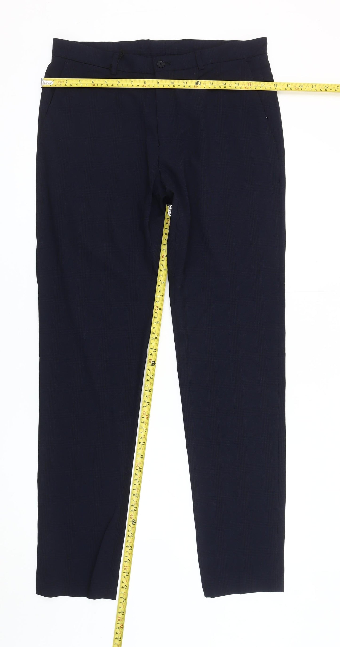 Zara Men’s Blue Slim Fit Dress Pants Trousers Size 31 Waist