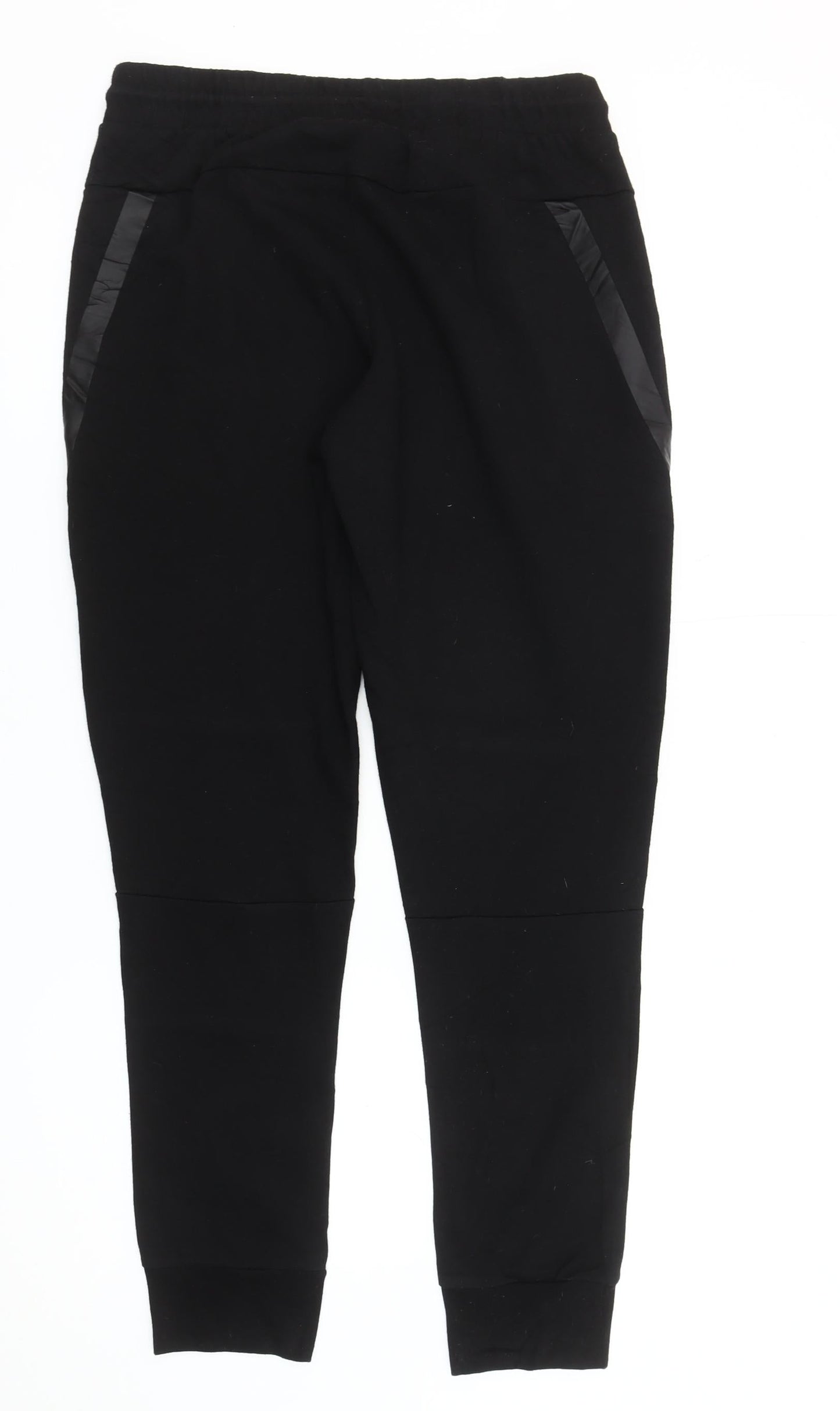 Jack & Jones Mens Black Jogger Trousers M Regular Fit Elastic Waist