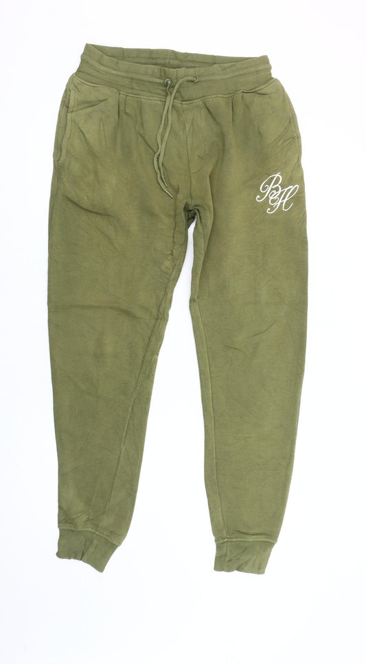 Beck & Hersey Men's Green Jogger Sweatpants Size M Cotton Blend