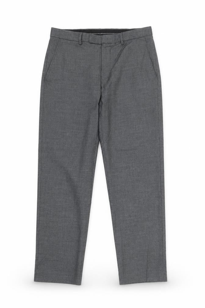Marks and Spencer Men’s Grey Regular Fit Dress Pants 32W 29L