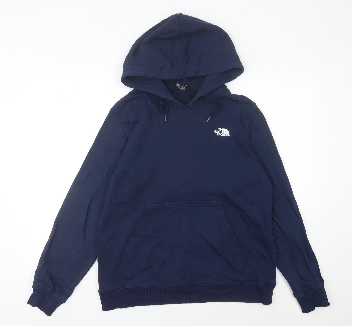 The North Face Women’s Navy Pullover Hoodie Size 10 UK Cotton Blend