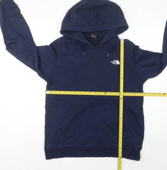 The North Face Women’s Navy Pullover Hoodie Size 10 UK Cotton Blend