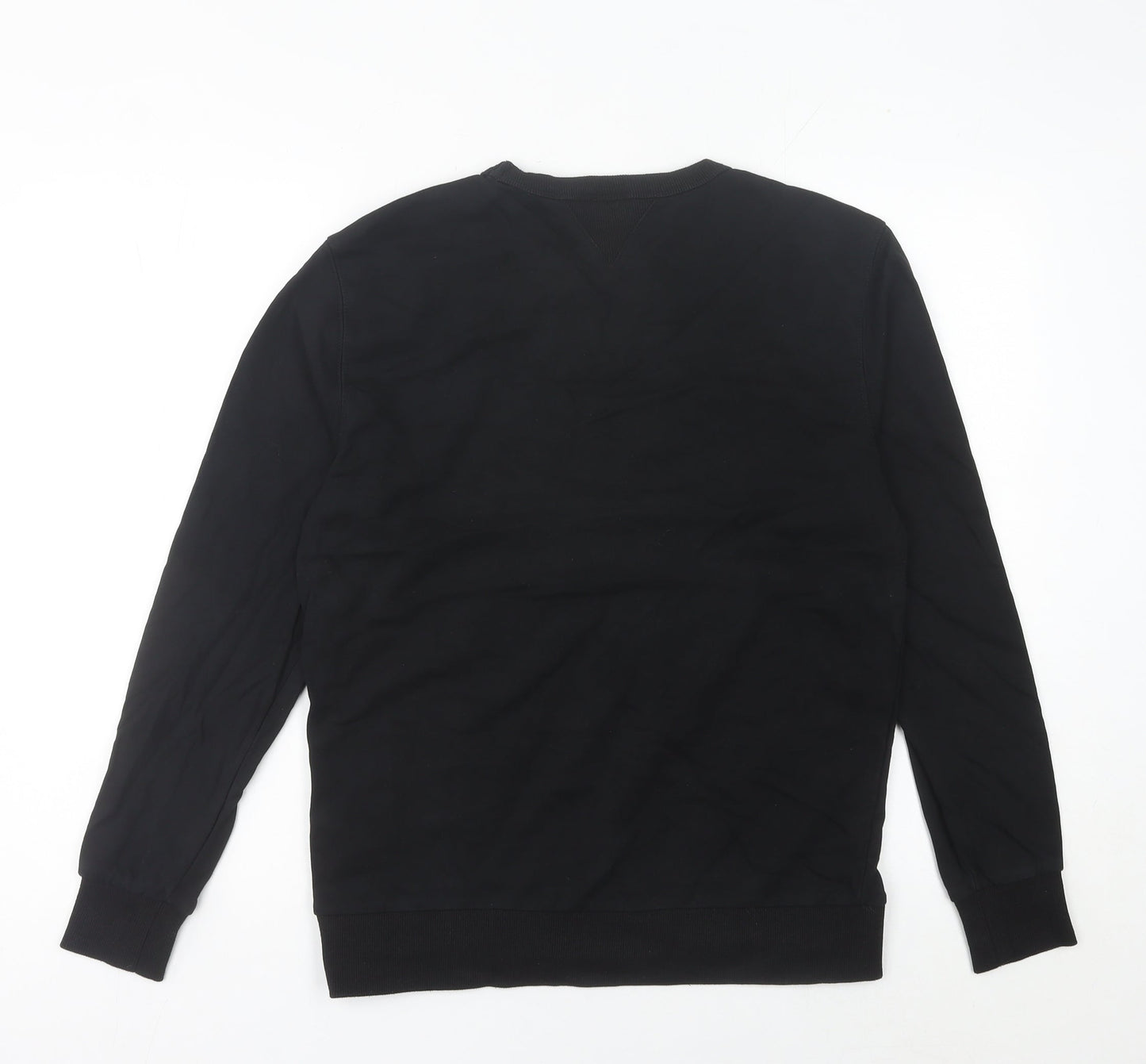 Champion Unisex Adults Black Medium Pullover Sweatshirt Logo