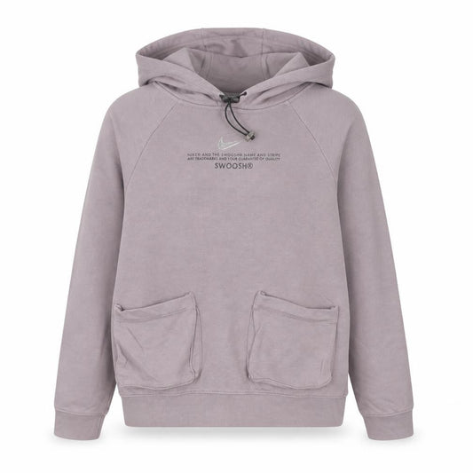 Womens UK 6 Regular Nike Purple Pullover Hoodie
