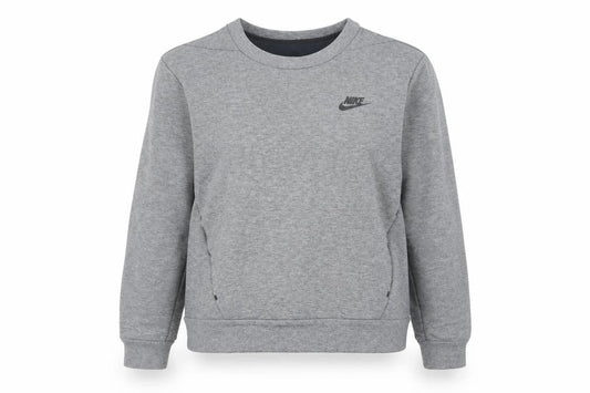 Womens UK 4 Regular Nike Grey Pullover Sweatshirt