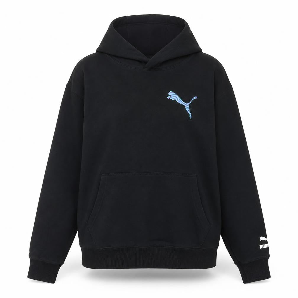 Womens UK 6 Regular PUMA Black Pullover Hoodie