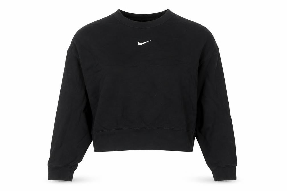Womens UK 8 Regular Nike Black Pullover Sweatshirt