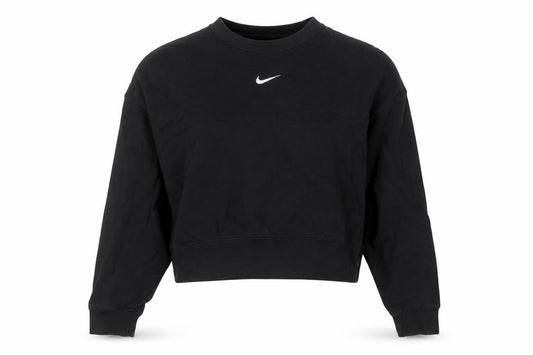 Womens UK 8 Regular Nike Black Pullover Sweatshirt