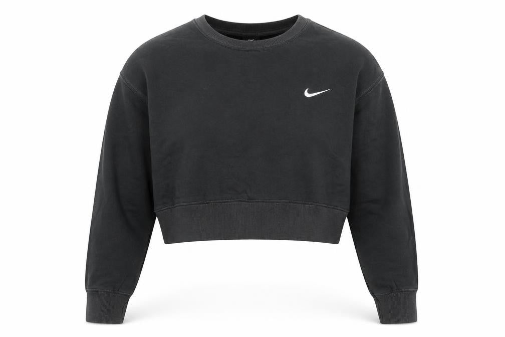 Womens UK 8 Regular Nike Black Pullover Sweatshirt