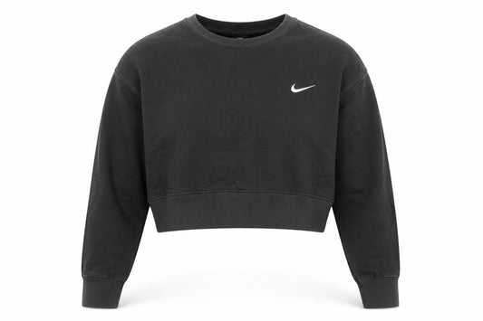 Womens UK 8 Regular Nike Black Pullover Sweatshirt