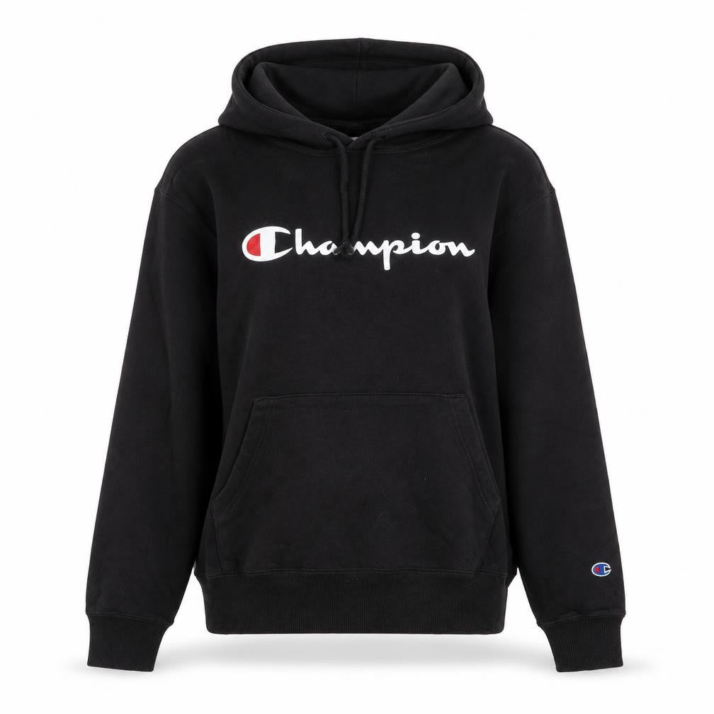 Womens UK 8 Regular Champion Black Pullover Hoodie