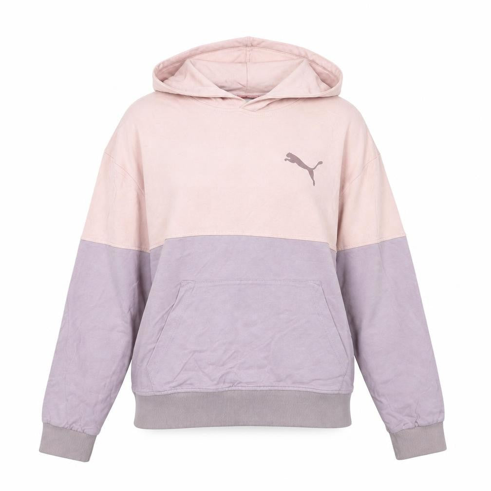 Womens UK 10 Regular PUMA Multicoloured Pullover Hoodie